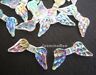 9*20mm Ab Clear Angel Wings Acrylic Beads Findings 50