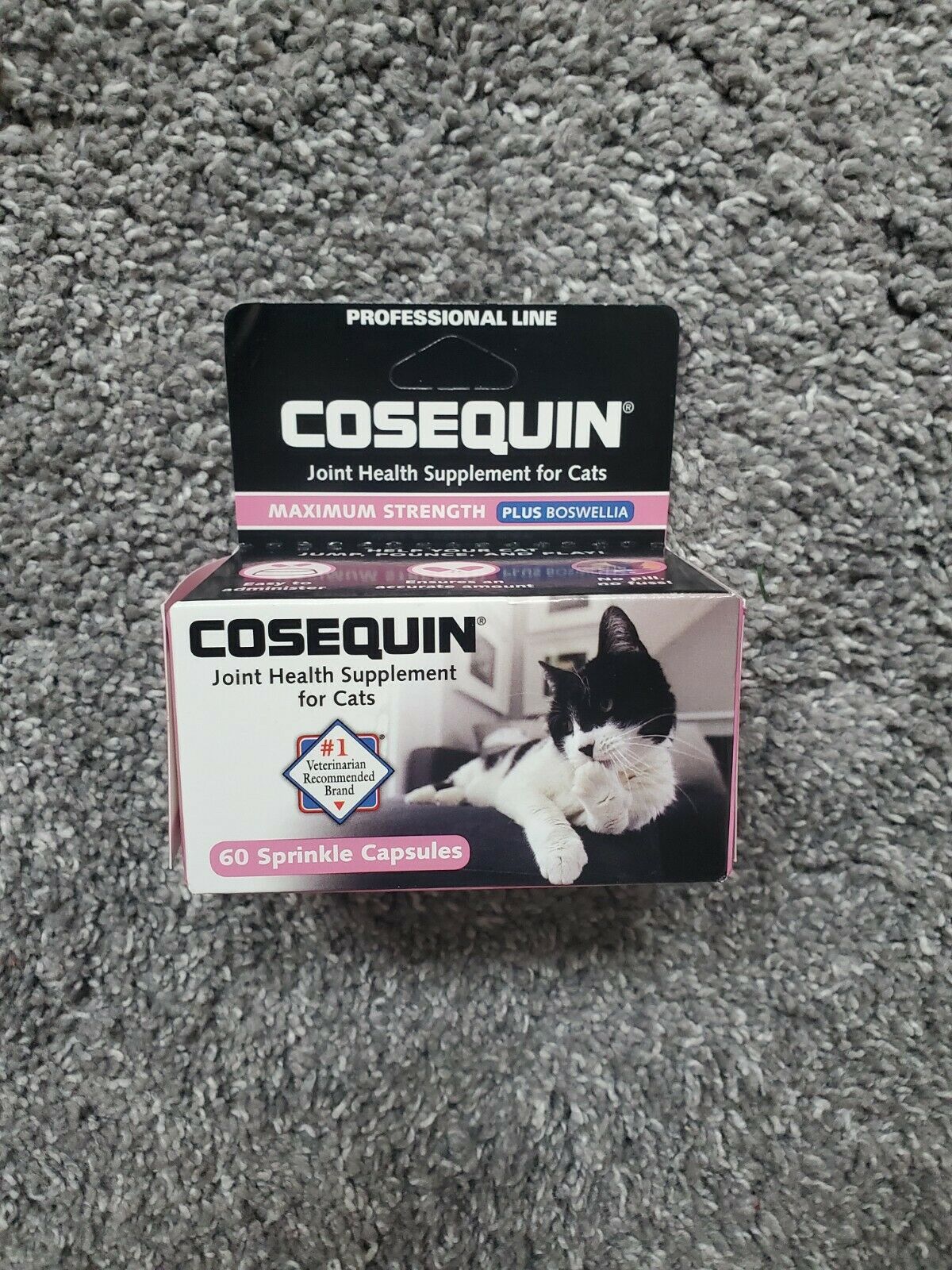 Cosequin Joint Health Supplement For Cats Maximum Strength 60 Sprinkle Capsules