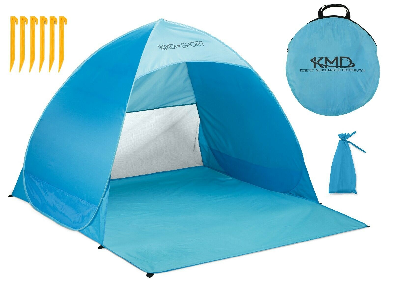 Pop Up Beach Tent Portable Sun Shade Shelter Outdoor Camping Fishing Canopy Blue