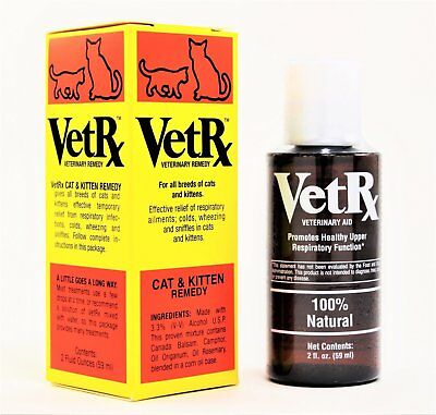 Vetrx Cat & Kitten 2 Oz - Sneezing Cold Cough - Respiratory Ailments - Allergies
