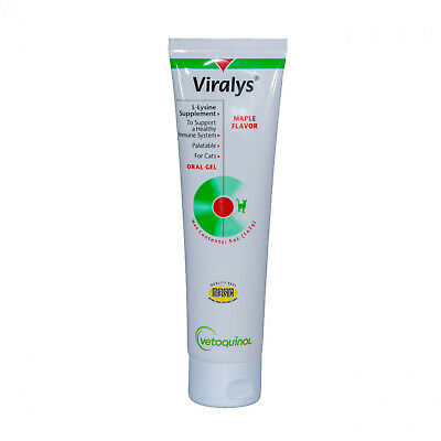 Viralys L-lysine 5 Oz Oral Gel For Cats  Free Shipping (always Fresh Product)