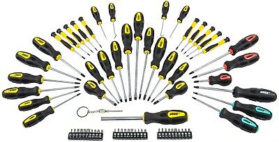 Jegs 69-pc Magnetic Screwdriver Set Awls Torx Square Phillips Slotted Bits 80755