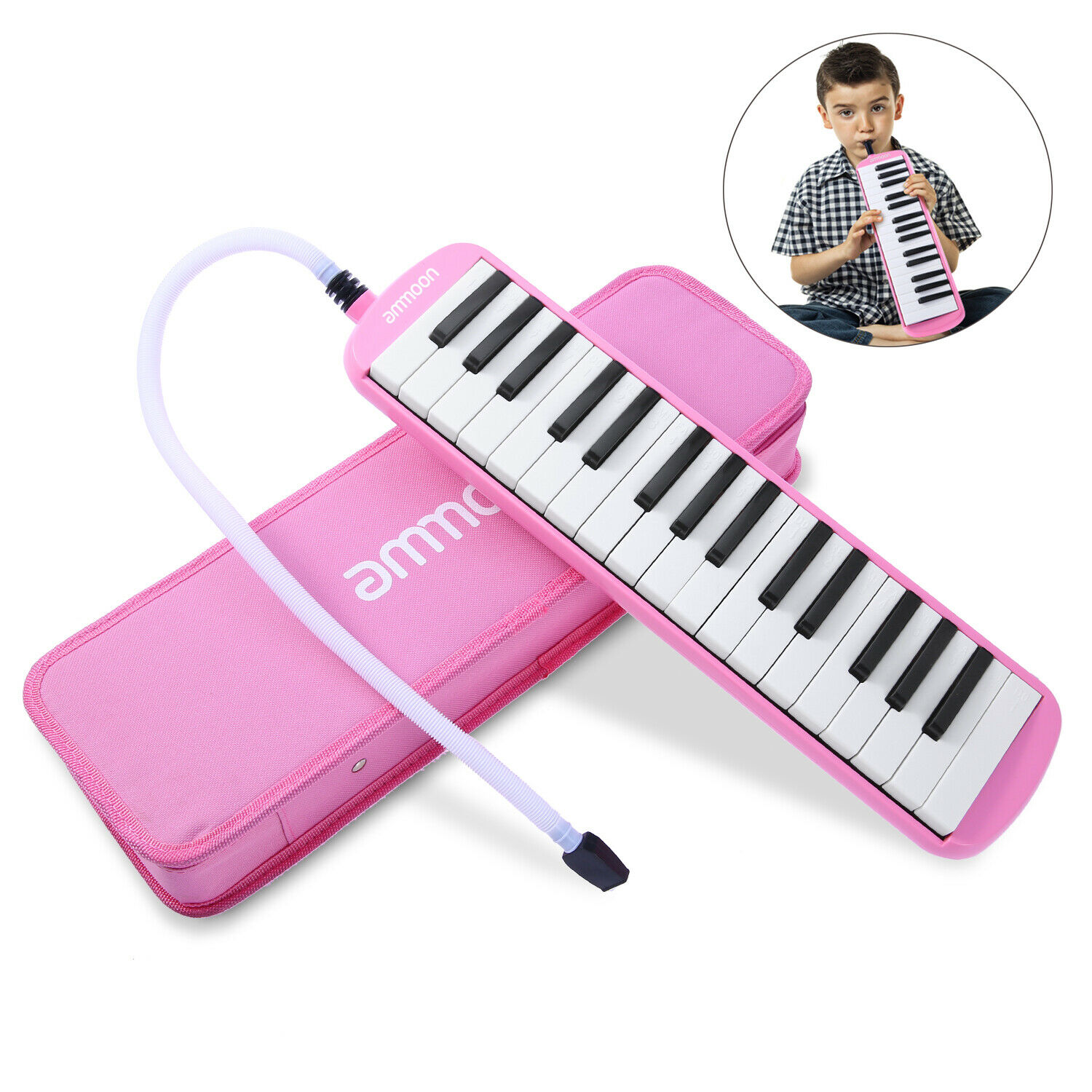 32 Keys Melodica Piano Pianica Harmonica Piano Instrument For Kids Gift J8u7