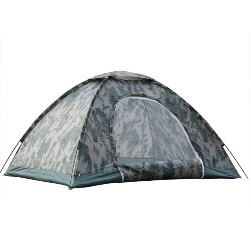 2-4 Person Waterproof Outdoor Camping 4 Season Folding Tent Camouflage Hiking