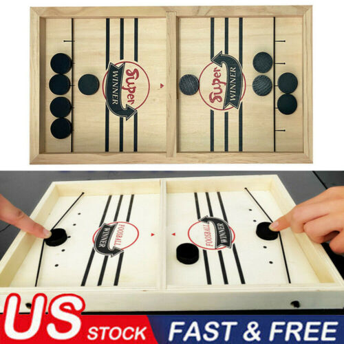Fast Slingpuck Game Foosball Paced Sling Puck Board Home Games Children Toys Usa