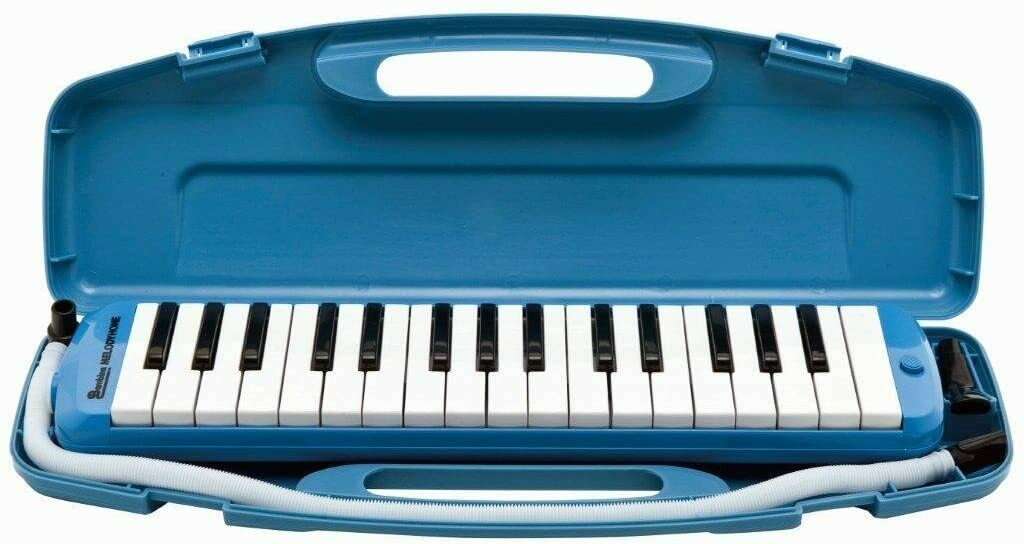Zenon Keyboard Harmonica Bambina Melodica Bmh-32 Blue